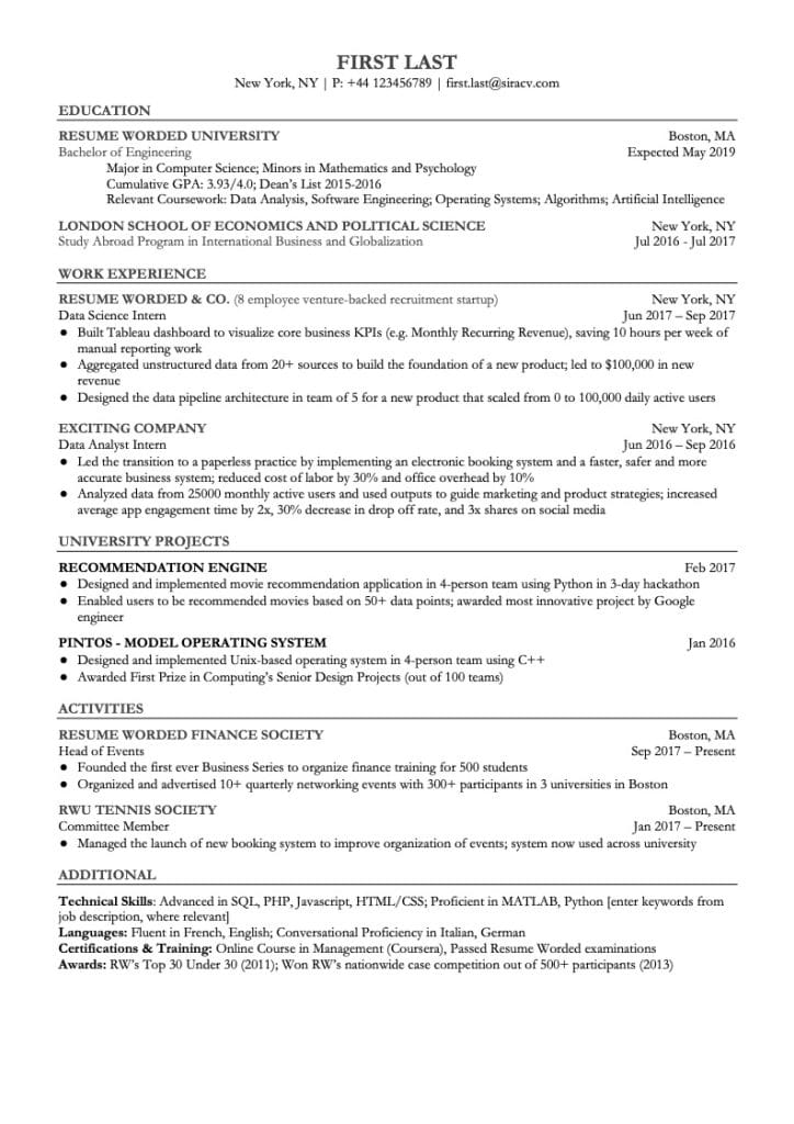 نماذج سيرة ذاتية ATS بالانجليزي وورد
تحميل نماذج سيرة ذاتية ATS باللغة الانجليزية